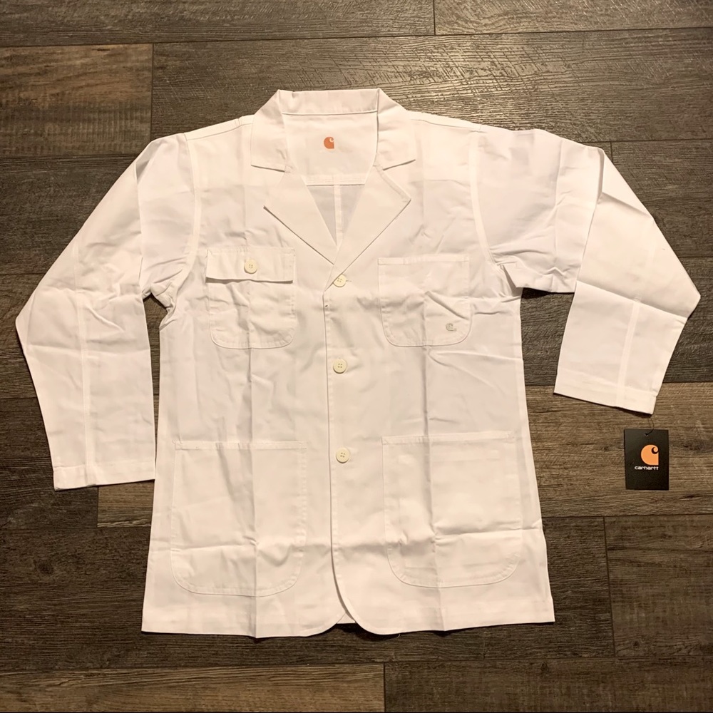 NWT CARHARTT WHITE LAB COAT
